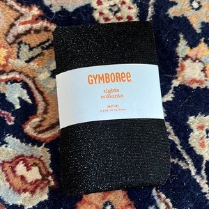 Gymboree black/silver shimmery dress tights.